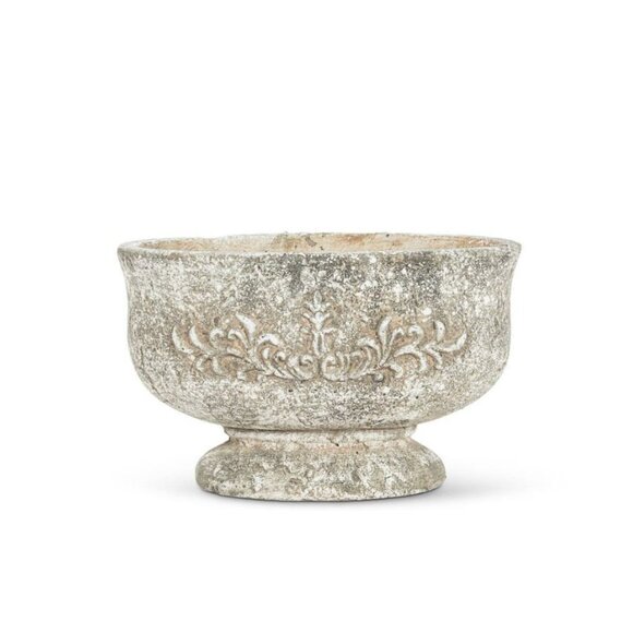 Small Oval Pedestal Planter - Garden Flower Plant - Picture 5 of 7